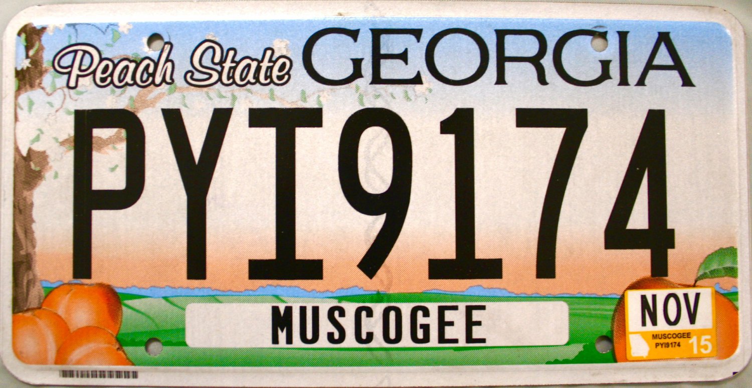Georgia License Plate Office
